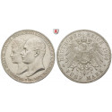 Deutsches Kaiserreich, Mecklenburg-Schwerin, Friedrich Franz IV., 5 Mark 1904, Hochzeit, A, f.vz/vz-st, J. 87