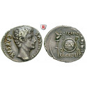 Römische Kaiserzeit, Augustus, Denar um 19 v.Chr., ss-vz/f.vz