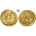 Römische Kaiserzeit, Valentinianus III., Solidus um 435, ss-vz/f.vz
