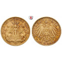 Deutsches Kaiserreich, Hamburg, 10 Mark 1911, J, ss, J. 211