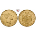 Spanien, Alfonso XII., 25 Pesetas 1879, 7,26 g fein, f.vz