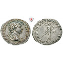 Römische Kaiserzeit, Traianus, Denar 114-117, ss+