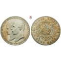 Deutsches Kaiserreich, Mecklenburg-Schwerin, Friedrich Franz IV., 5 Mark 1904, Hochzeit, A, vz/f.st, J. 87