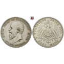 Deutsches Kaiserreich, Schaumburg-Lippe, Georg, 3 Mark 1911, auf den Tod, A, vz+, J. 166