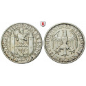 Weimarer Republik, 3 Reichsmark 1928, Dinkelsbühl, D, ss-vz, J. 334