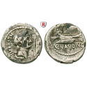 Römische Republik, Sextus Pompeius Magnus, Denar 44-43 v.Chr., ss