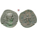 Römische Kaiserzeit, Philippus I., Sesterz, ss-vz/ss
