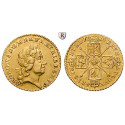 Grossbritannien, George I., Quarter-Guinea 1718, ss-vz
