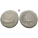 Römische Republik, Marcus Antonius, Denar 32-31 v.Chr., ss