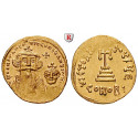 Byzanz, Constans II. und Constantinus IV., Solidus 654-659, vz-st