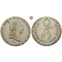 Braunschweig, Königreich Hannover, Georg III., 2/3 Taler 1814, ss-vz