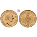 Deutsches Kaiserreich, Sachsen, Friedrich August III., 20 Mark 1905, E, ss-vz/vz, J. 268