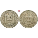 Weimarer Republik, 3 Reichsmark 1928, Dinkelsbühl, D, vz/ss-vz, J. 334