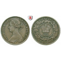 Kanada, New Brunswick, 1/2 Cent 1861, ss+