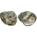 Attika, Athen, Tetradrachme 2. Hälfte 5.Jh. v.Chr., f.vz/vz