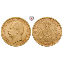 Deutsches Kaiserreich, Baden, Friedrich II., 20 Mark 1913, G, f.vz/f.st, J. 192