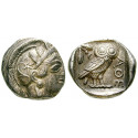 Attika, Athen, Tetradrachme 2. Hälfte 5.Jh. v.Chr., ss+/ss-vz