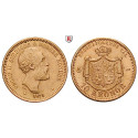 Schweden, Oskar II., 10 Kronor 1874, 4,03 g fein, ss-vz