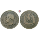 Frankreich, Napoleon III., 10 Centimes 1854, f.ss
