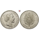 Deutsches Kaiserreich, Bayern, Ludwig II., 5 Mark 1876, D, f.vz, J. 42