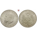 Deutsches Kaiserreich, Bayern, Ludwig III., 5 Mark 1914, D, vz-st, J. 53