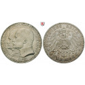 Deutsches Kaiserreich, Hessen, Ernst Ludwig, 5 Mark 1904, Philipp der Großmütige, f.vz, J. 75