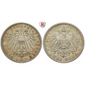Deutsches Kaiserreich, Lübeck, 2 Mark 1905, A, ss+, J. 81