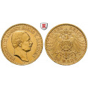 Deutsches Kaiserreich, Sachsen, Friedrich August III., 20 Mark 1905, E, ss-vz, J. 268