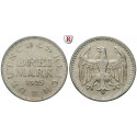 Weimarer Republik, 3 Mark 1925, Kursmünze, D, ss-vz, J. 312