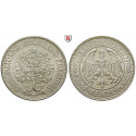 Weimarer Republik, 5 Reichsmark 1927, Eichbaum, F, vz+, J. 331