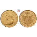 Spanien, Isabella II., 100 Reales 1864, 7,52 g fein, ss+/vz