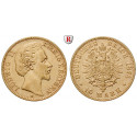 Deutsches Kaiserreich, Bayern, Ludwig II., 10 Mark 1874, D, ss, J. 196