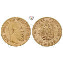 Deutsches Kaiserreich, Württemberg, Karl, 10 Mark 1874, F, ss, J. 292