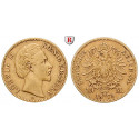 Deutsches Kaiserreich, Bayern, Ludwig II., 10 Mark 1873, D, ss, J. 193