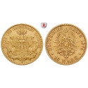Deutsches Kaiserreich, Hamburg, 10 Mark 1875, J, ss, J. 209