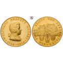 Personenmedaillen, Mozart, Wolfgang Amadeus - Österreichischer Komponist, Goldmedaille 1956, 31,58 g fein, PP