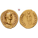 Römische Kaiserzeit, Domitianus, Caesar, Aureus 74, ss+