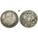Russland, Anna, Poltina 1736, ss