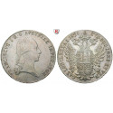 Österreich, Kaiserreich, Franz II. (I.), Taler 1824, ss+/vz