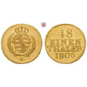 Sachsen, Königreich Sachsen, Friedrich August I., Goldabschlag 1806, vz-st