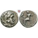 Makedonien, Königreich, Alexander III. der Grosse, Tetradrachme 320-280 v.Chr., ss-vz