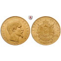Frankreich, Napoleon III., 50 Francs 1858, 14,52 g fein, f.vz
