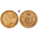 Italien, Parma, Marie Louise von Habsburg-Lothringen, 40 Lire 1815, 11,61 g fein, ss