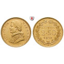Vatikan, Pius IX., 2 1/2 Scudi 1858, 3,89 g fein, vz+
