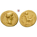 Römische Kaiserzeit, Tiberius, Aureus 14-37, ss+