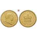 Grossbritannien, George III., 1/3 Guinea 1804, 2,63 g fein, vz
