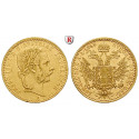 Österreich, Kaiserreich, Franz Joseph I., Dukat 1868, 3,44 g fein, ss-vz/vz