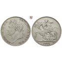 Grossbritannien, George IV., Crown 1822, ss