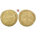 Frankreich, Charles VIII., Ecu d´or au soleil o.J. (1483), vz