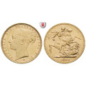 Grossbritannien, Victoria, Sovereign 1886, 7,32 g fein, ss-vz/vz
